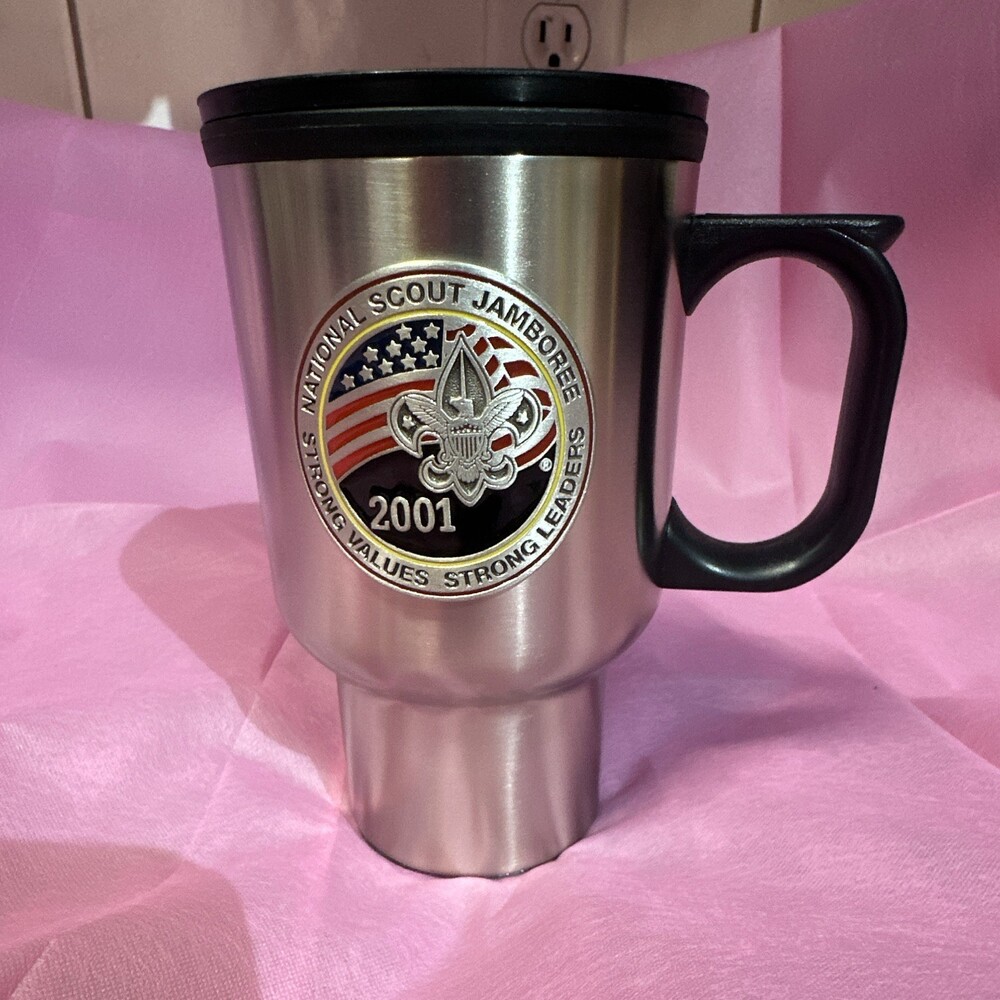 This 2001 National Scout Jamboree Stainless Steel Travel Mug